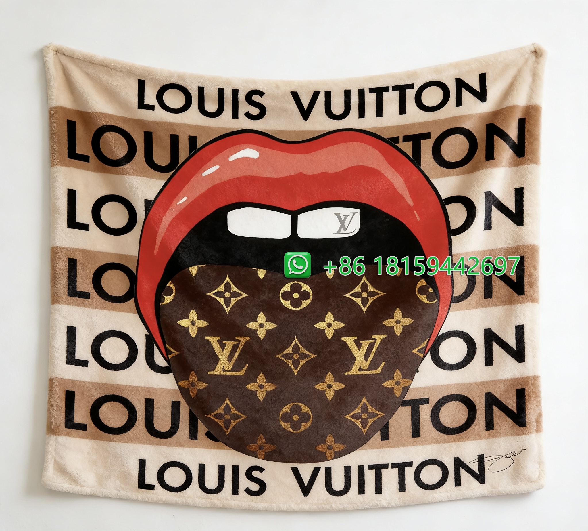 Louis Vuitton Throw Blankets